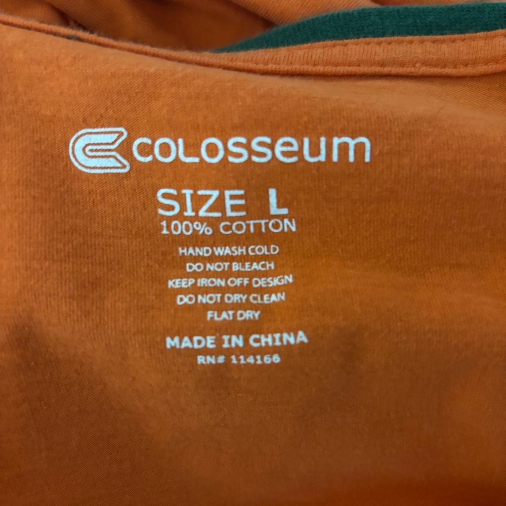 Sequin Orange and Green Miami Jersey Top - Picture 6 of 6